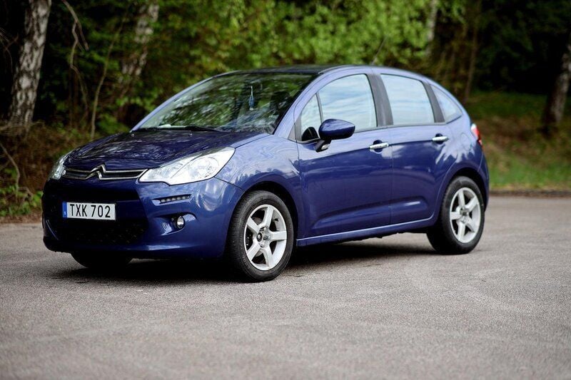 Blå Begagnad 2015 Citroën C3 Halvkombi | 49 900 kr - Bild 1/4
