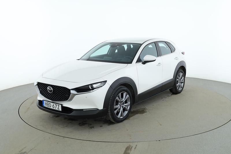 Vit Begagnad 2020 Mazda CX-30 SUV | 237 000 kr (Lite dyr) - Bild 1/4