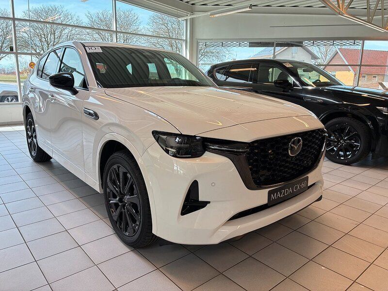 Vit Ny 2024 Mazda CX-60 Homura-Line SUV | 595 400 kr (Bra pris) - Bild 1/4