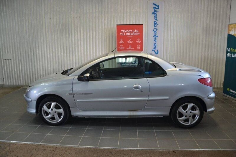 Begagnad Peugeot 206 CC 109 HK (80 kW) 2004 Ljusgrå Cab