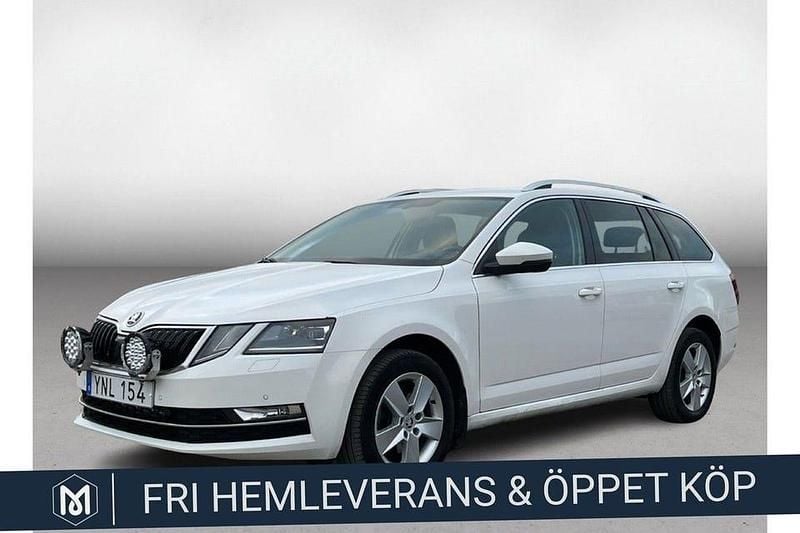 Vit Begagnad 2017 Skoda Octavia Kombi | 169 900 kr (Lite dyr) - Bild 1/4