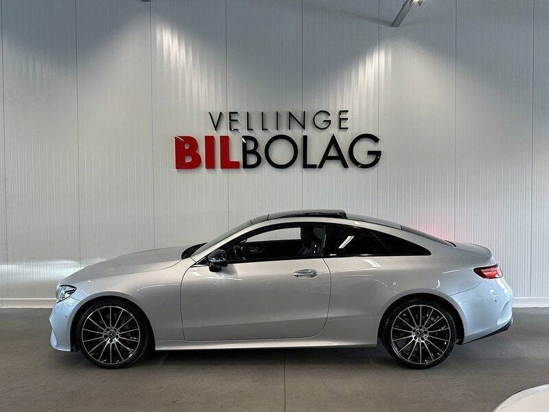Silver Begagnad 2020 Mercedes E350 AMG Sportkupé | 419 500 kr (Superpris) - Bild 1/4