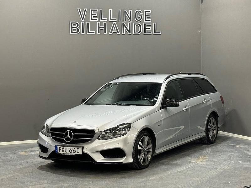Begagnad Mercedes E220 Avantgarde 170 HK (125 kW) 2015 Silver Kombi