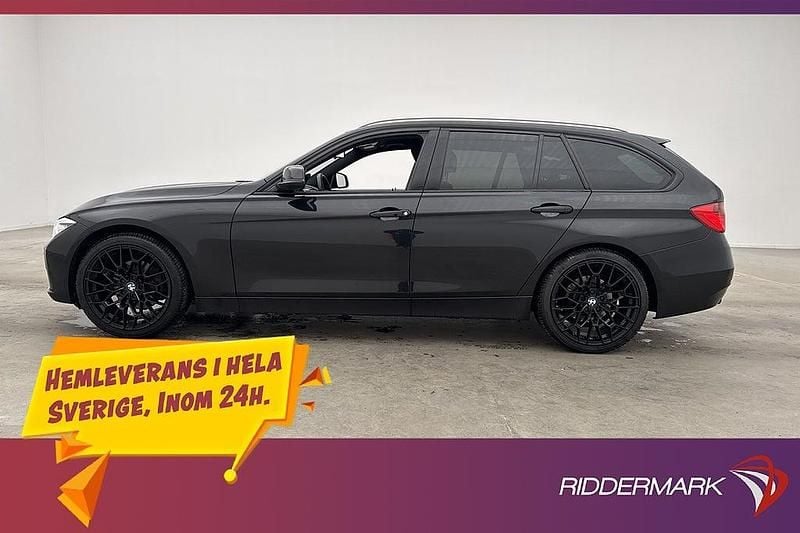 Svart Begagnad 2013 BMW 320 Kombi | 129 800 kr (Marknadspris) - Bild 1/3
