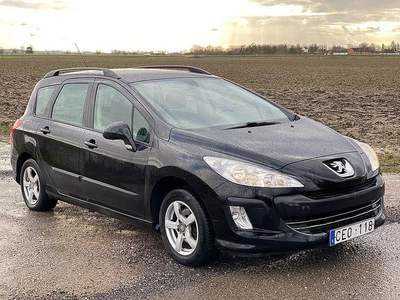 Begagnad Peugeot 308 SW 109 HK (80 kW) 2009 Svart Kombi