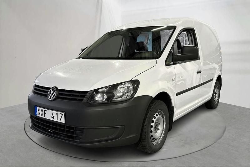 Vit Begagnad 2014 VW Caddy Minibuss | 59 000 kr (Superpris) - Bild 1/4