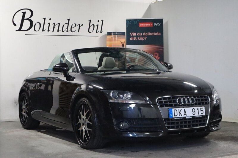 Svart Begagnad 2008 Audi TT Roadster Cab | 118 900 kr (Marknadspris) - Bild 1/4