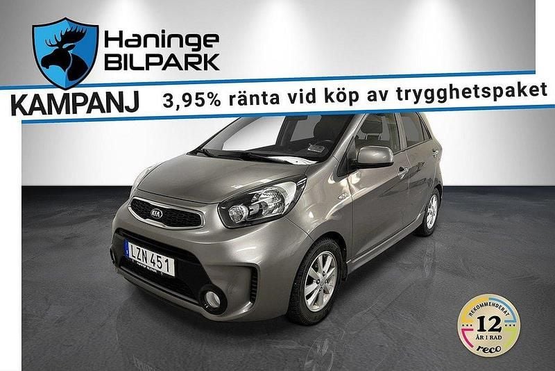 Grå Begagnad 2016 Kia Picanto Halvkombi | 64 900 kr - Bild 1/2