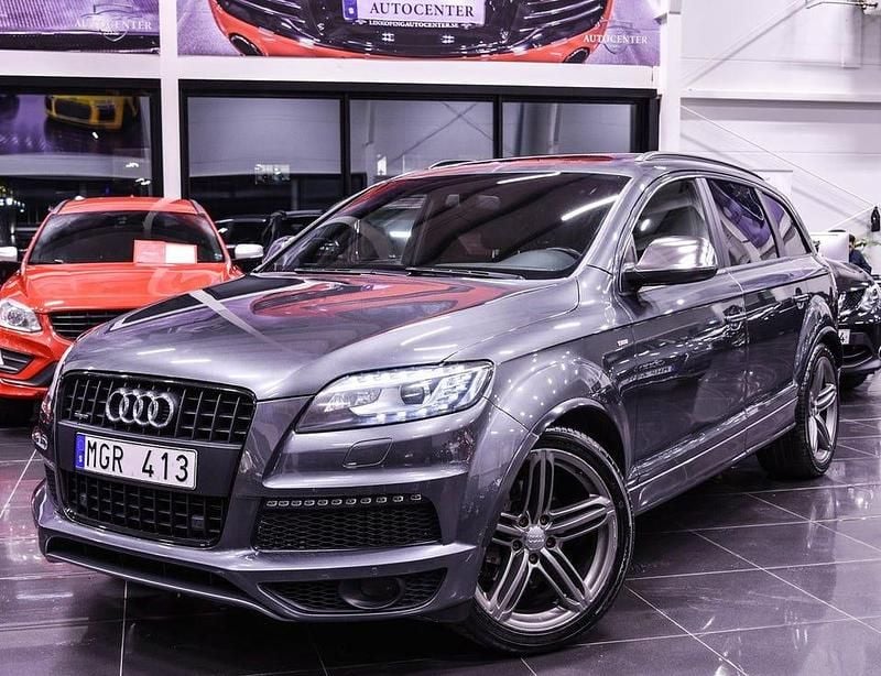 Begagnad Audi Q7 S-Line 245 HK (180 kW) 2011 Grå SUV