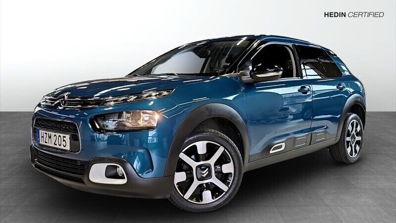 Blå (blue) Begagnad 2018 Citroën C4 Cactus Shine Halvkombi | 119 900 kr (Bra pris) - Bild 1/4