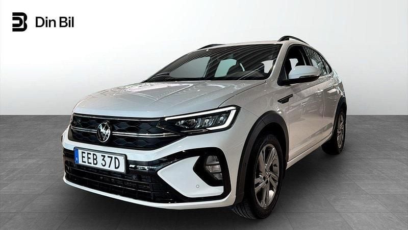 Vit Begagnad 2022 VW Taigo R-line SUV | 239 900 kr (Marknadspris) - Bild 1/4