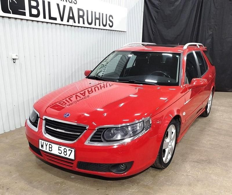Begagnad Saab 9-5 Vector 221 HK (162 kW) 2006 Röd Kombi
