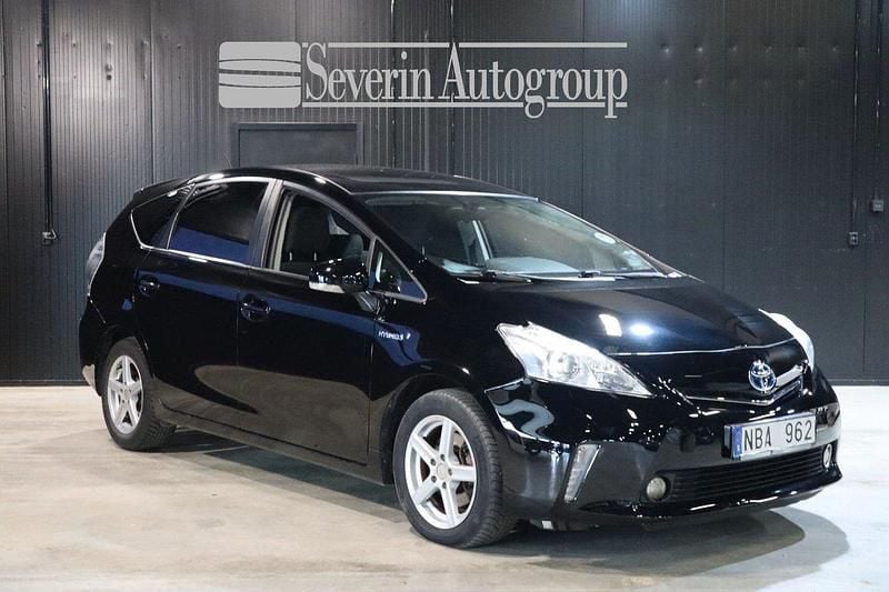 Svart Begagnad 2012 Toyota Prius+ Minibuss | 129 900 kr (Marknadspris) - Bild 1/4
