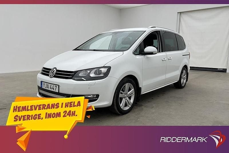 Vit Begagnad 2016 VW Sharan GT Minibuss | 209 800 kr (Lite dyr) - Bild 1/3