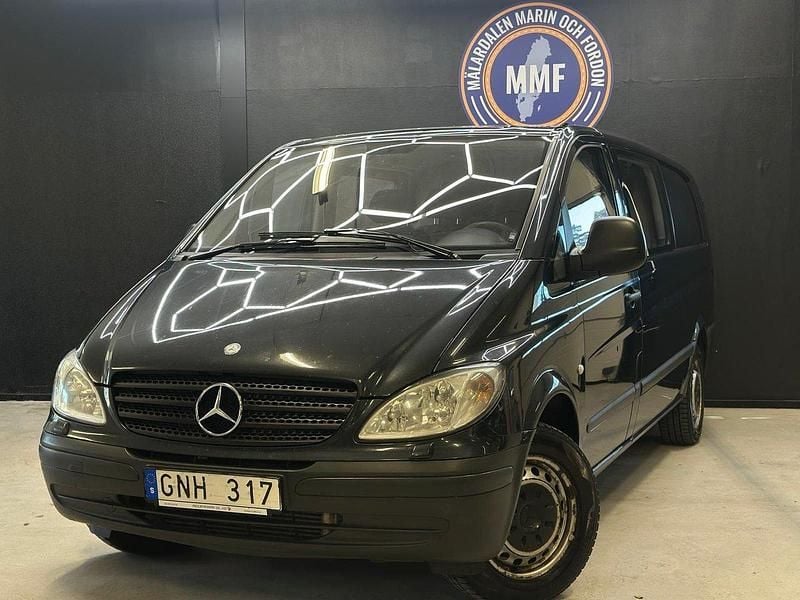 Svart Begagnad 2008 Mercedes Vito Minibuss | 84 800 kr (Dyr) - Bild 1/4