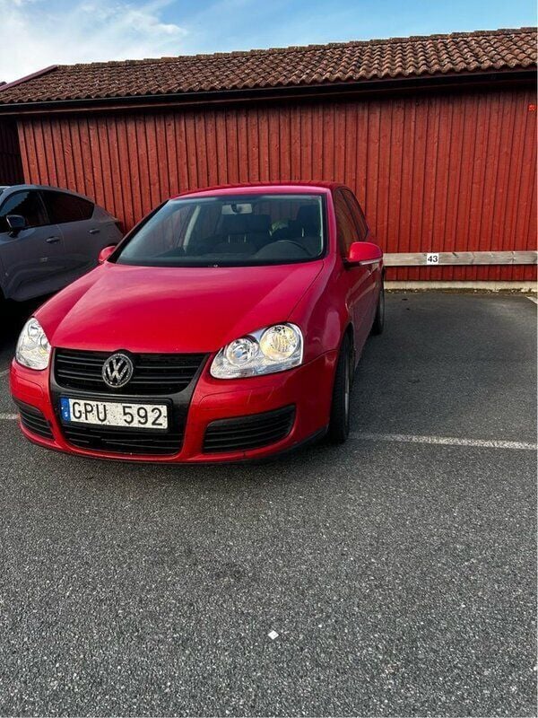 Röd Begagnad 2008 VW Golf VI GT Halvkombi | 12 500 kr (Bra pris) - Bild 1/4