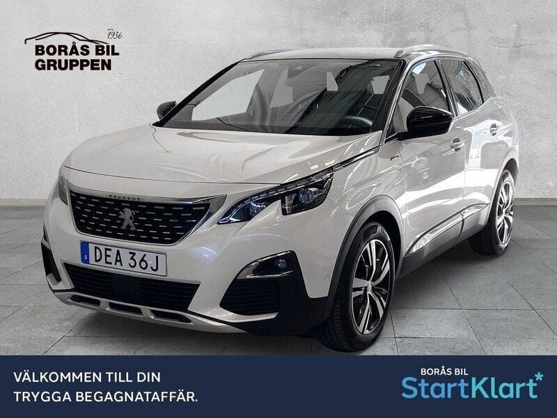 Vit Begagnad 2019 Peugeot 3008 GT SUV | 189 000 kr (Marknadspris) - Bild 1/3
