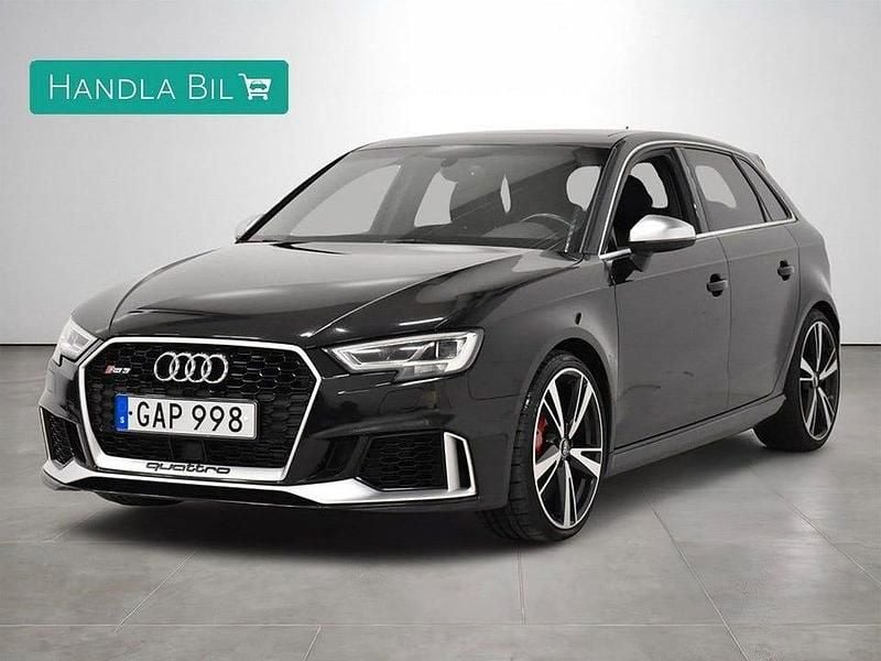 Svart Begagnad 2018 Audi RS3 Comfort Sedan | 379 900 kr (Bra pris) - Bild 1/4