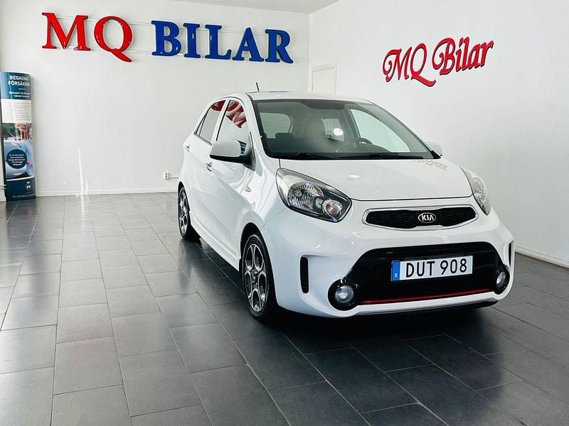 Vit Begagnad 2016 Kia Picanto Halvkombi | 109 900 kr (Lite dyr) - Bild 1/4