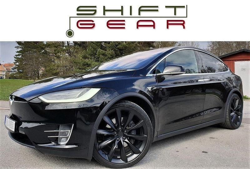 Svart Begagnad 2019 Tesla Model X SUV | 429 000 kr - Bild 1/4