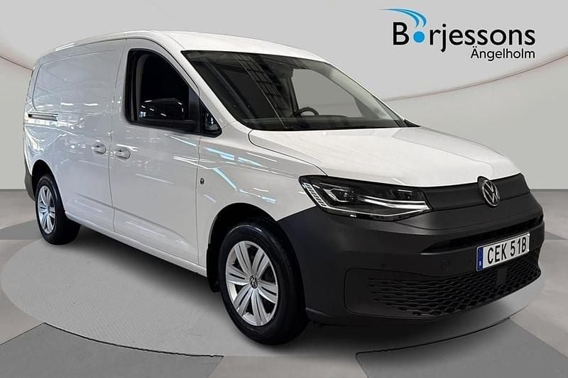 Vit Ny 2025 VW Caddy Maxi Minibuss | 406 125 kr (Superpris) - Bild 1/4