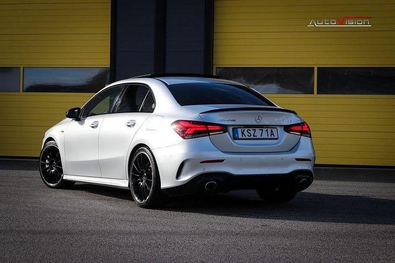 Begagnad Mercedes A35 AMG AMG 306 HK (225 kW) 2019 Silver Sedan