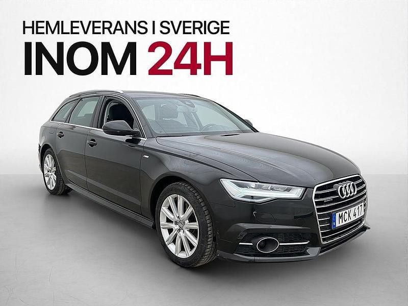 Begagnad Audi A6 S-Line 190 HK (139 kW) 2015 Svart Kombi