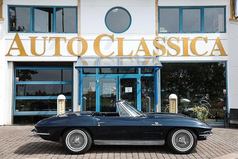 Daytona blue Begagnad 1963 Chevrolet Corvette Cab | 1 225 000 kr - Bild 1/4
