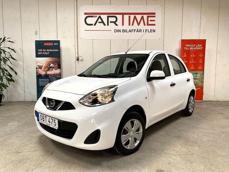 Vit Begagnad 2016 Nissan Micra Halvkombi | 84 900 kr (Marknadspris) - Bild 1/4