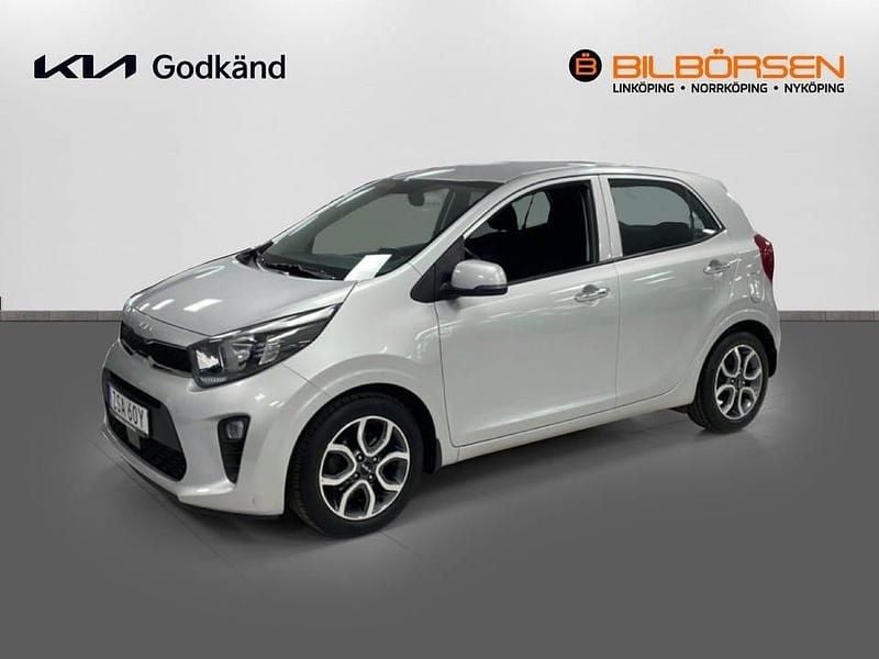 Grå Begagnad 2022 Kia Picanto Advance Halvkombi | 159 900 kr (Marknadspris) - Bild 1/4