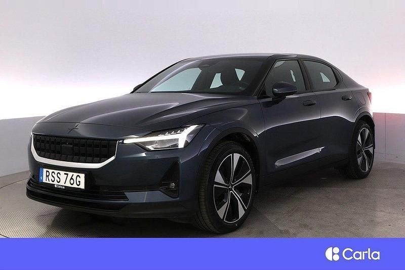 Mörkblå Begagnad 2023 Polestar 2 Pilot-lite Sedan | 351 900 kr (Bra pris) - Bild 1/4