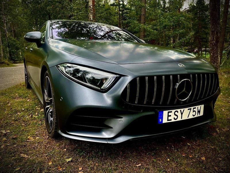 Grå Begagnad 2019 Mercedes CLS53 AMG AMG line Sportkupé | 449 000 kr - Bild 1/4