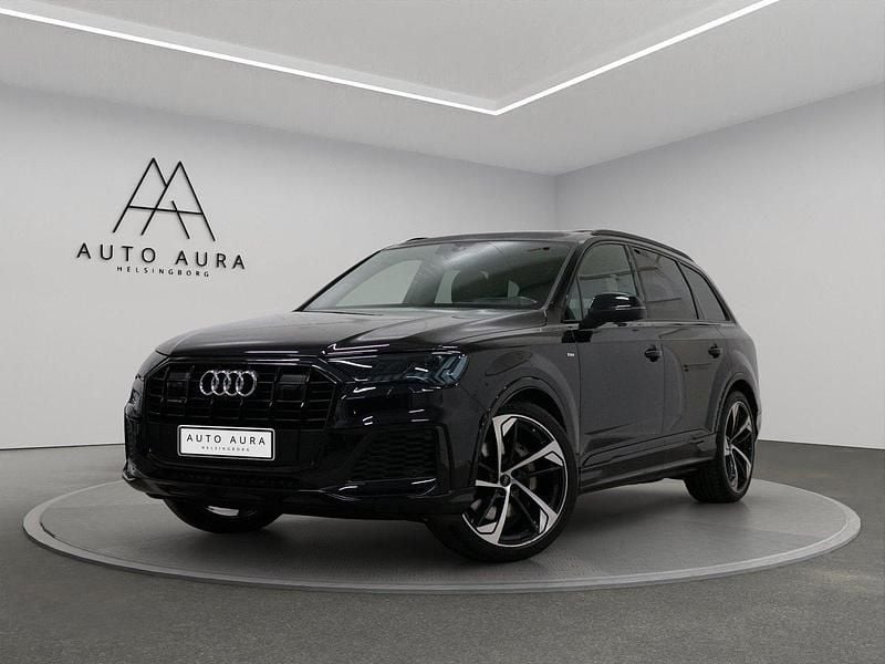 Svart Begagnad 2020 Audi Q7 S-Line SUV | 589 000 kr (Dyr) - Bild 1/4