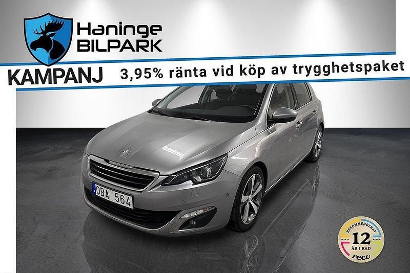 Grå Begagnad 2013 Peugeot 308 Halvkombi | 69 900 kr (Marknadspris) - Bild 1/2