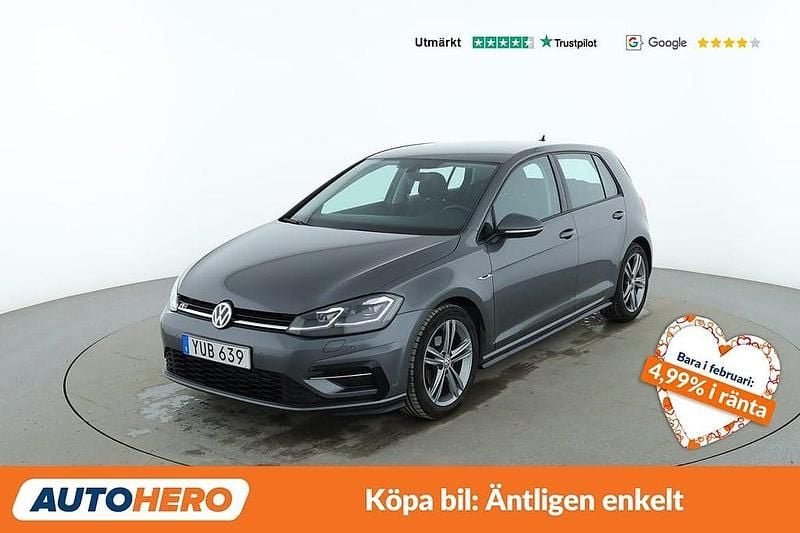 Begagnad VW Golf VII R-line 112 HK (82 kW) 2017 Grå Halvkombi