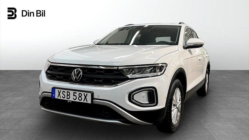 Vit Begagnad 2022 VW T-Roc SUV | 279 900 kr (Marknadspris) - Bild 1/4