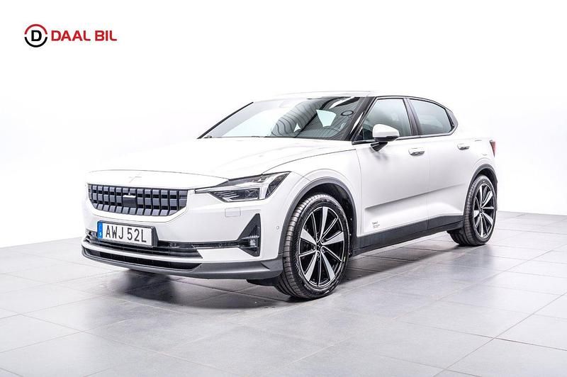Begagnad Polestar 2 Long Range Dual motor 309 kW (421 HK) 2021 Vit Halvkombi