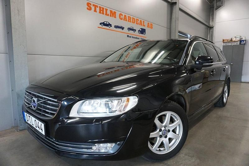 Svart Begagnad 2014 Volvo V70 Momentum Kombi | 174 900 kr (Dyr) - Bild 1/4