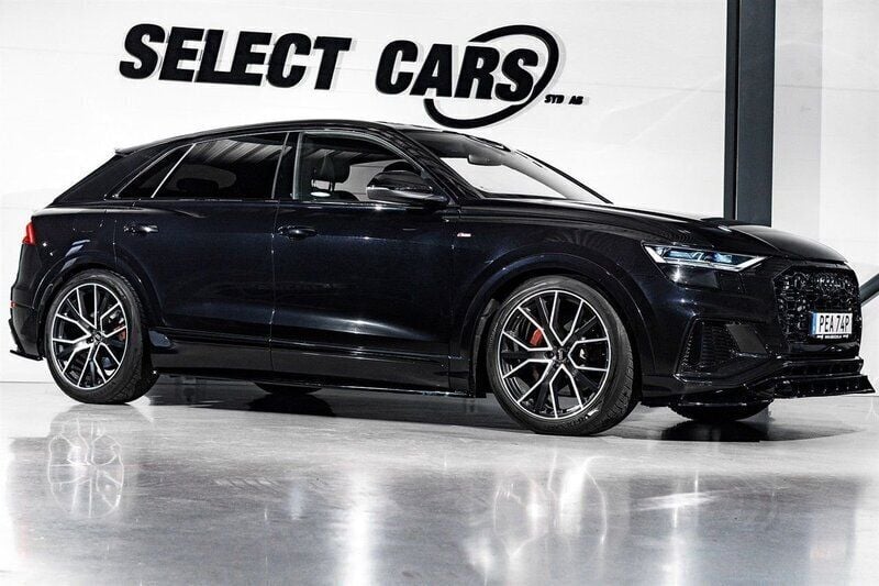 Begagnad Audi Q8 S-Line 286 HK (210 kW) 2019 Svart SUV