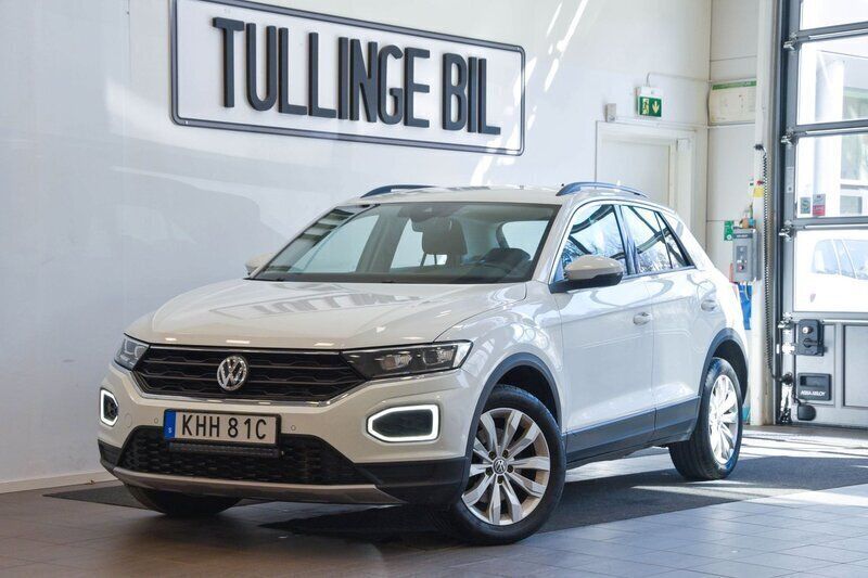 Vit Begagnad 2019 VW T-Roc SUV | 179 900 kr - Bild 1/4