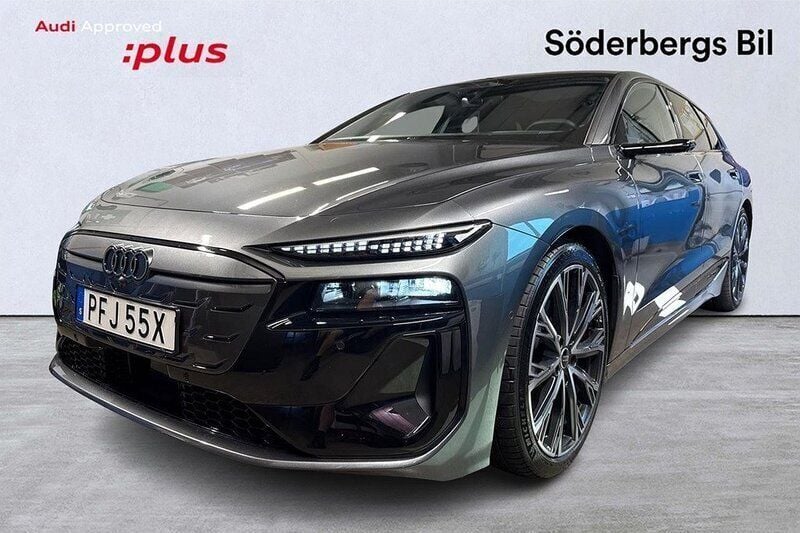 Grå (daytonagrau perleffekt) Begagnad 2024 Audi A6 e-tron S-Line Kombi | 789 000 kr (Superpris) - Bild 1/4