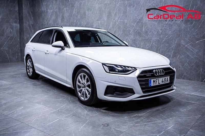 Vit Begagnad 2023 Audi A4 Proline Kombi | 279 800 kr (Marknadspris) - Bild 1/4