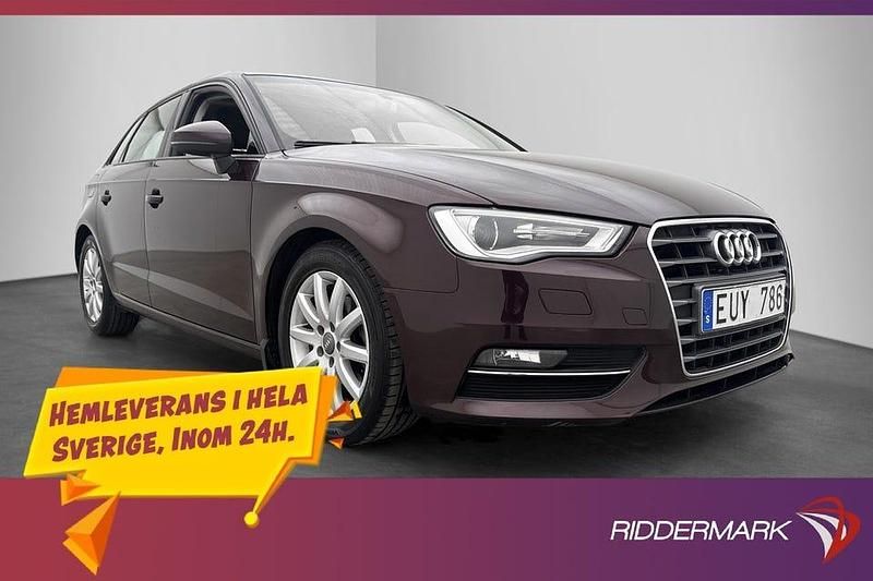 Röd Begagnad 2014 Audi A3 Ambition | 169 900 kr (Lite dyr) - Bild 1/3
