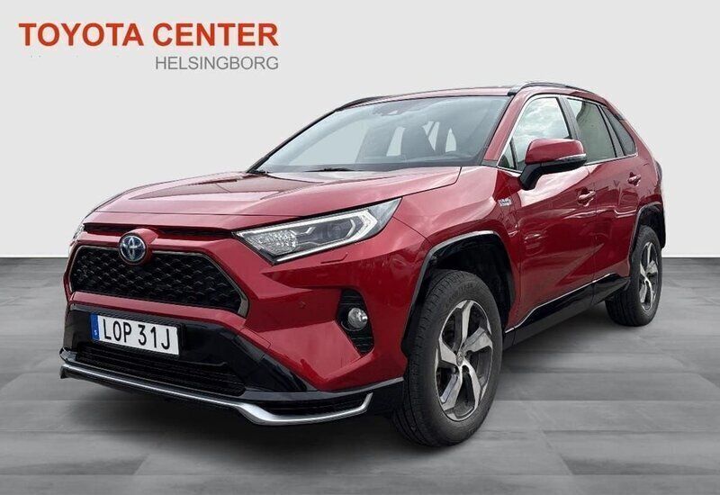 Röd Begagnad 2021 Toyota RAV4 Hybrid Active SUV | 339 500 kr (Marknadspris) - Bild 1/4