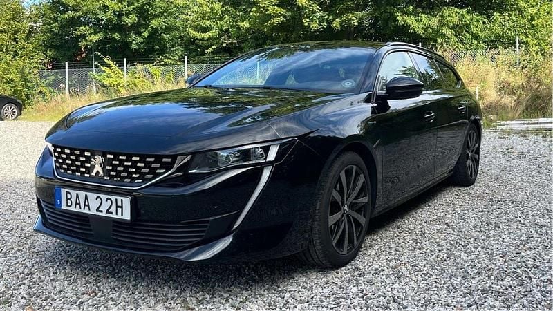 Svart Begagnad 2020 Peugeot 508 GT-line Kombi | 239 900 kr (Marknadspris) - Bild 1/4