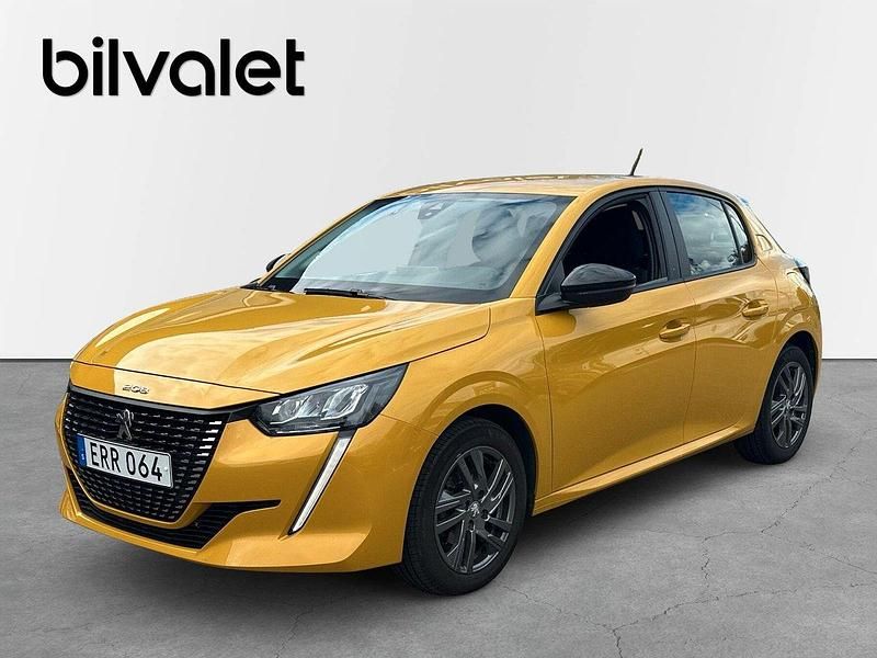Gul Begagnad 2022 Peugeot 208 Active Halvkombi | 144 900 kr (Marknadspris) - Bild 1/4