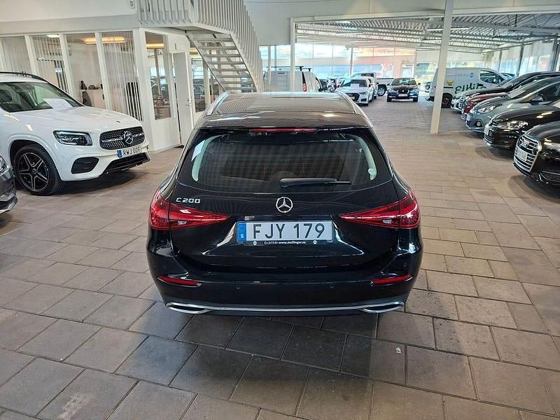 Begagnad Mercedes C200 Avantgarde 204 HK (150 kW) 2021 Svart Kombi