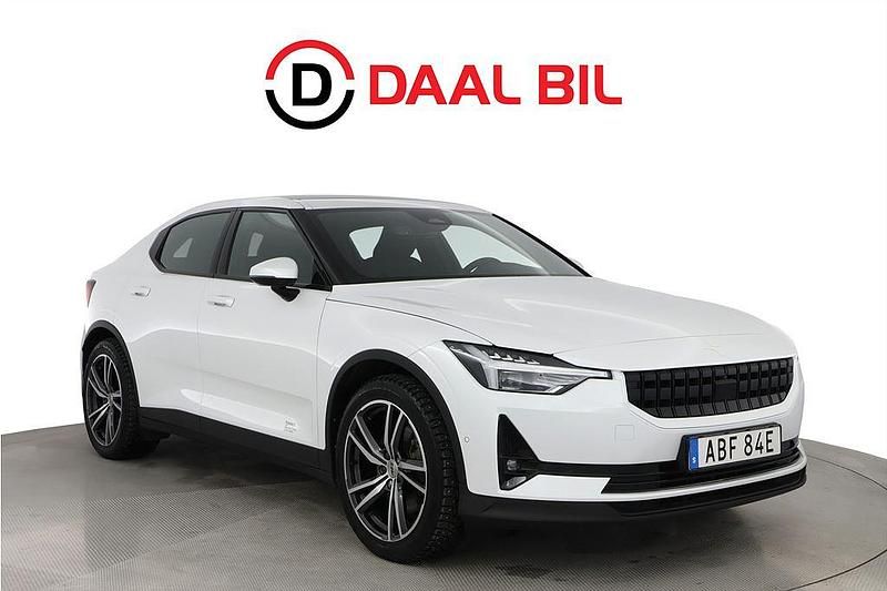 Begagnad Polestar 2 Long Range Dual motor 309 kW (421 HK) 2021 Vit Halvkombi