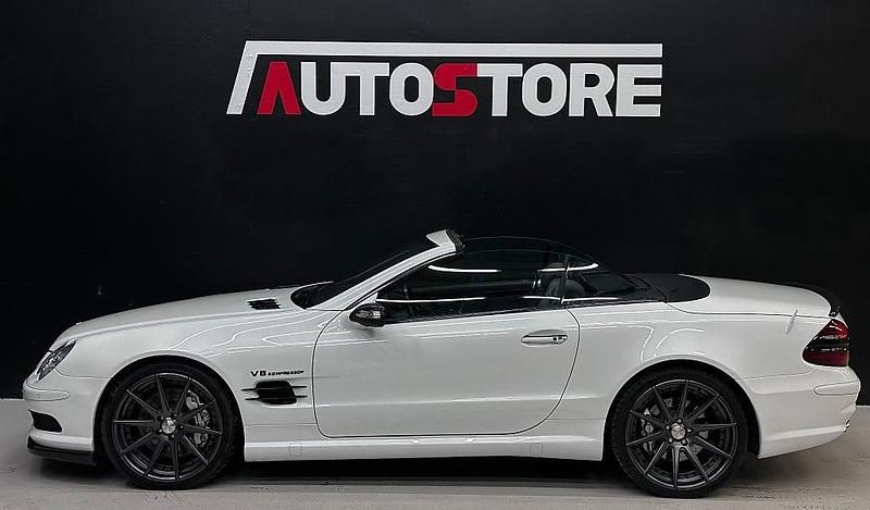 Begagnad Mercedes SL55 AMG AMG 500 HK (367 kW) 2005 Vit Cab