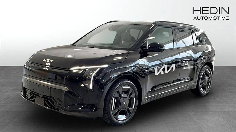 Svart (black) Begagnad 2025 Kia EV3 4 SUV | 519 900 kr - Bild 1/4